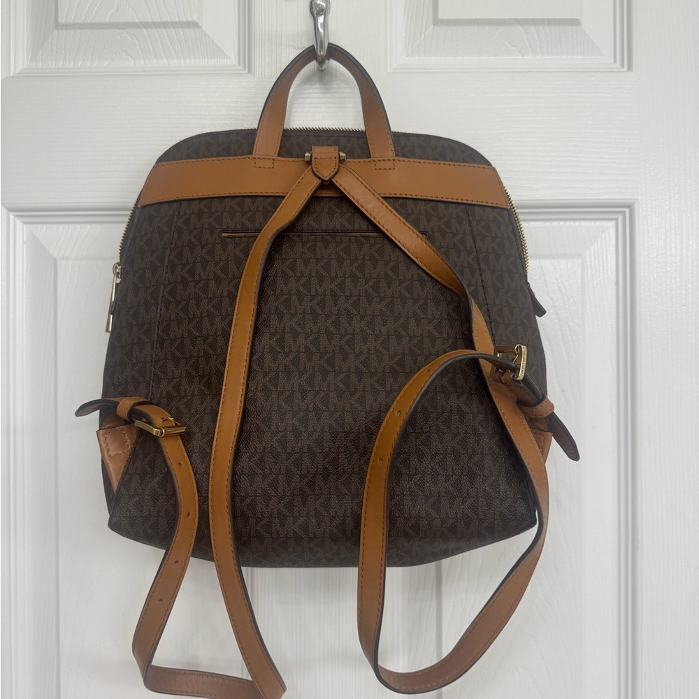 MICHAEL Michael Kors Brown and Tan Backpack